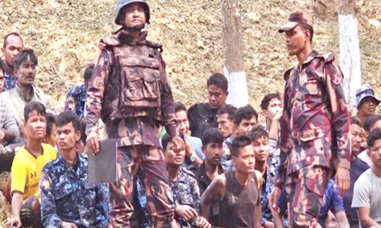 মিয়ানমারের বিজিপির আরও ১৫০ সদস্য বাংলাদেশে