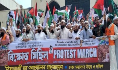 স্বাধীন ফিলিস্তিন রাষ্ট্র প্রতিষ্ঠার দাবি ইসলামী যুব আন্দোলনে