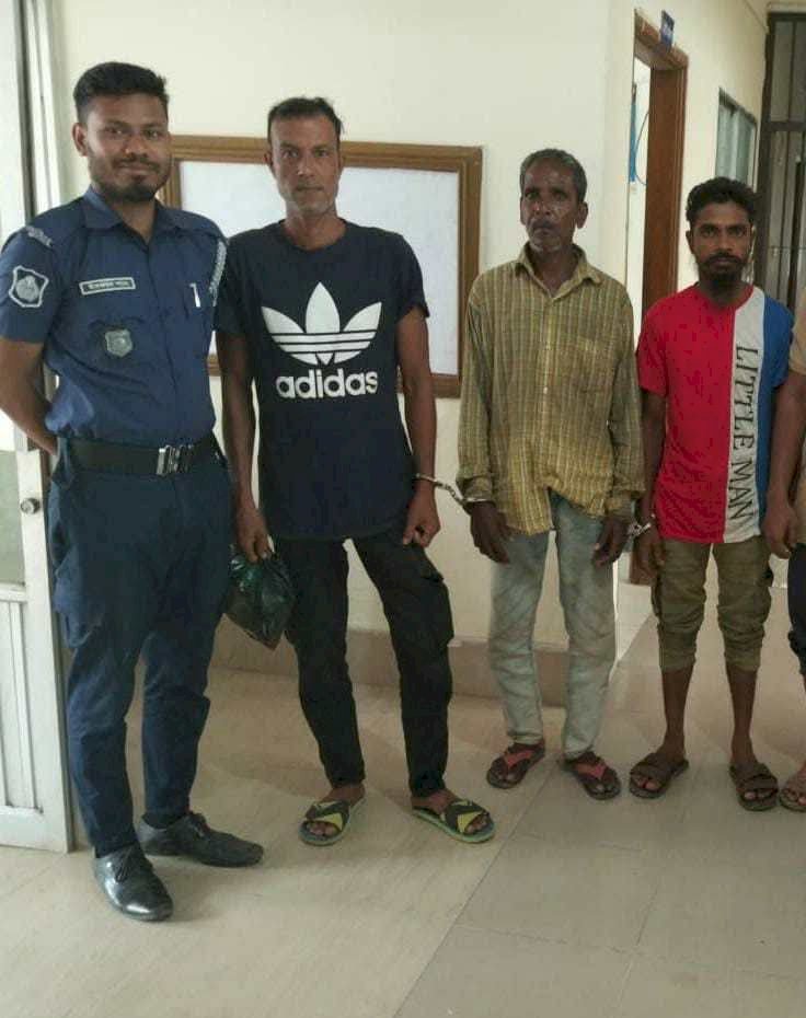 কমলগঞ্জে গাঁজাসহ ৩ মাদক ব্যবসায়ী গ্রেপ্তার