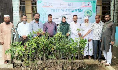 রোটাবর্ষ শুরুতেই সবুজের বার্তা দিল রোটারি ক্লাব অব সিলেট মিডটাউন