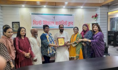 যুক্তরাজ্য প্রবাসী সাংবাদিক অলিউর রহমান খানের সাথে সিউজার শুভেচ্ছা বিনিময়