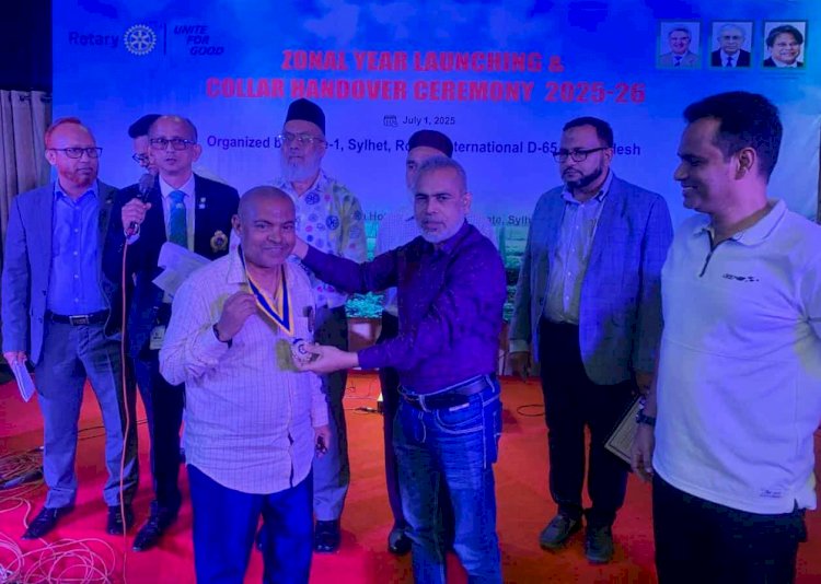 ড. মির শাহ আলম রোটারি ক্লাব অব সিলেট নিউ সিটির ২০২৫-২৬ বর্ষের প্রেসিডেন্ট নির্বাচিত