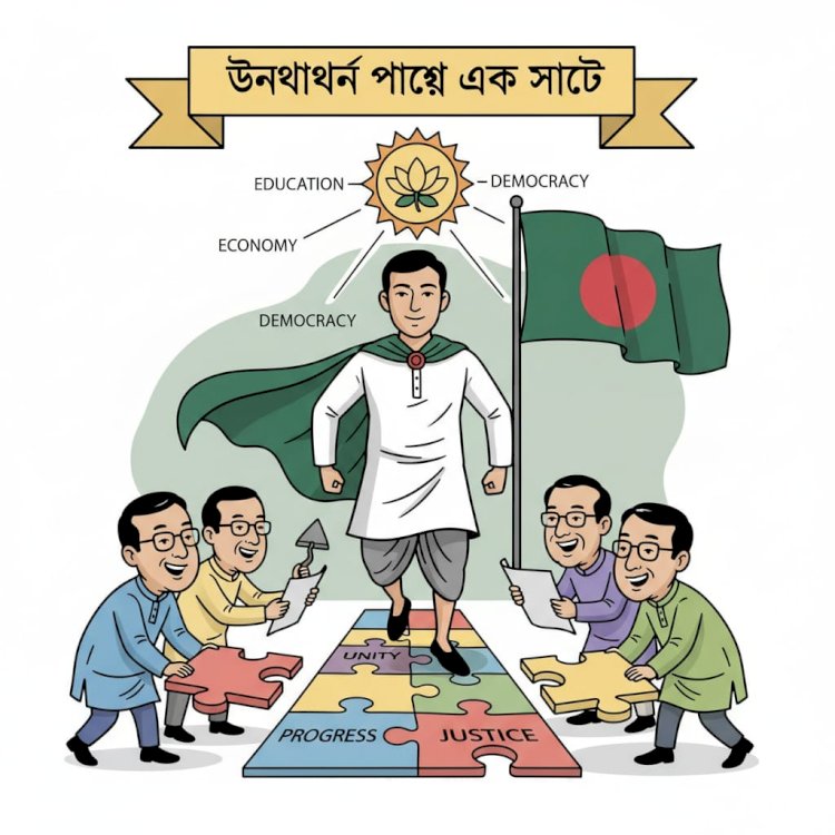 “ক্যাম্পাস থেকে জাতীয় মঞ্চে: ছাত্র রাজনীতি উত্থান কি বদলে দেবে জাতীয় রাজনীতির ধারা?”